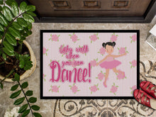 Load image into Gallery viewer, Ballet Pigtails Doormat - 24x36 Decorative Floor Mat – Indoor/Outdoor Rug with Artistic Flair BB5386JMAT