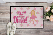 Load image into Gallery viewer, Ballet Long Blonde Hair Doormat - 18x27 Decorative Floor Mat – Indoor/Outdoor Rug with Artistic Flair BB5387MAT
