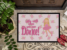 Load image into Gallery viewer, Ballet Long Blonde Hair Doormat - 18x27 Decorative Floor Mat – Indoor/Outdoor Rug with Artistic Flair BB5387MAT