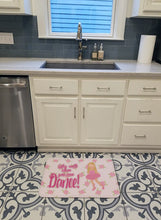 Load image into Gallery viewer, Ballet Long Blonde Hair Machine Washable Memory Foam Mat BB5387RUG