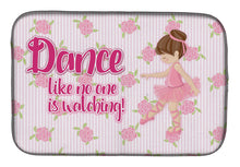 Load image into Gallery viewer, Ballet Dance Brunette Dish Drying Mat – Absorbent, Artistic Kitchen Essentials BB5390DDM
