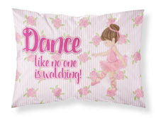 Load image into Gallery viewer, Ballet Dance Brunette Fabric Standard Pillowcase – Artistic Decorative Front, White Back BB5390PILLOWCASE