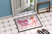 Load image into Gallery viewer, Ballet Dance Red Hair Doormat - 18x27 Decorative Floor Mat – Indoor/Outdoor Rug with Artistic Flair BB5392MAT