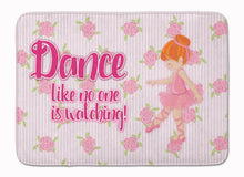 Load image into Gallery viewer, Ballet Dance Red Hair Machine Washable Memory Foam Mat BB5392RUG