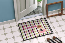Load image into Gallery viewer, Ballet Dance is my Life Brunette Doormat - 24x36 Decorative Floor Mat – Indoor/Outdoor Rug with Artistic Flair BB5393JMAT