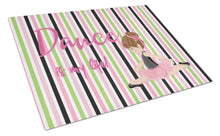 Load image into Gallery viewer, Ballet Dance is my Life Brunette Glass Cutting Boards – Durable, Decorative Kitchen Art Large BB5393LCB