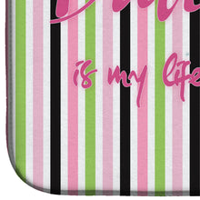 Load image into Gallery viewer, Ballet Dance is my Life Blonde Dish Drying Mat – Absorbent, Artistic Kitchen Essentials BB5395DDM