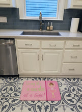 Load image into Gallery viewer, Ballet in 8 Counts Brunette Machine Washable Memory Foam Mat BB5396RUG