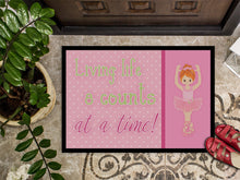 Load image into Gallery viewer, Ballet in 8 Counts Red Hair Doormat - 18x27 Decorative Floor Mat – Indoor/Outdoor Rug with Artistic Flair BB5398MAT