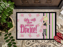 Load image into Gallery viewer, Ballet Dance Stripes Blonde Doormat - 24x36 Decorative Floor Mat – Indoor/Outdoor Rug with Artistic Flair BB5400JMAT
