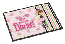 Load image into Gallery viewer, Ballet Dance Stripes Brunette Doormat - 18x27 Decorative Floor Mat – Indoor/Outdoor Rug with Artistic Flair BB5401MAT