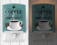 Load image into Gallery viewer, Rather have Coffee Sign Ceramic Night Light BB5402CNL