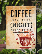 Load image into Gallery viewer, Black Coffee Sign Garden Flag - Outdoor Decorative Yard Flag BB5405GF