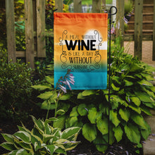 Load image into Gallery viewer, A Meal without Wine Sign Garden Flag - Outdoor Decorative Yard Flag BB5407GF