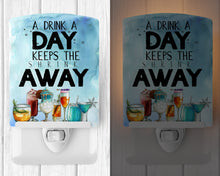 Load image into Gallery viewer, A Drink a Day Sign Ceramic Night Light BB5410CNL