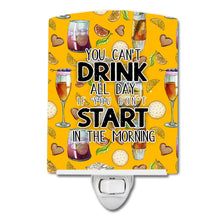 Load image into Gallery viewer, Start Drinking in the Morning Ceramic Night Light BB5411CNL