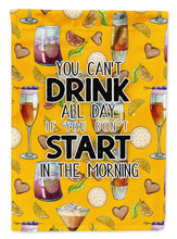 Load image into Gallery viewer, Start Drinking in the Morning Garden Flag - Outdoor Decorative Yard Flag BB5411GF