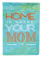 Load image into Gallery viewer, Home is Where Mom Is Blue Garden Flag - Outdoor Decorative Yard Flag BB5420GF