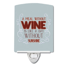 Load image into Gallery viewer, A Meal Without Wine Ceramic Night Light BB5424CNL