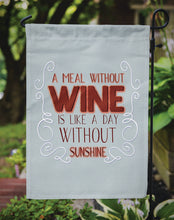 Load image into Gallery viewer, A Meal Without Wine Garden Flag - Outdoor Decorative Yard Flag BB5424GF