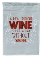 Load image into Gallery viewer, A Meal Without Wine Garden Flag - Outdoor Decorative Yard Flag BB5424GF