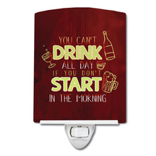 Load image into Gallery viewer, Start Drinking in the Morning Ceramic Night Light BB5425CNL