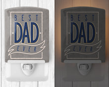 Load image into Gallery viewer, Best Dad Ever Ceramic Night Light BB5430CNL