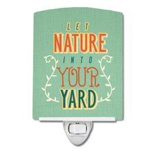 Load image into Gallery viewer, Let Nature into Your Yard Ceramic Night Light BB5433CNL