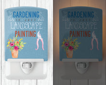 Load image into Gallery viewer, Gardening is Landscape Painting Ceramic Night Light BB5434CNL