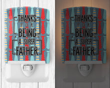 Load image into Gallery viewer, Thanks Super Father Ceramic Night Light BB5435CNL