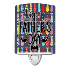 Load image into Gallery viewer, Happy Father's Day Neckties Bright Ceramic Night Light BB5438CNL