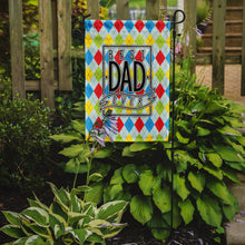 Load image into Gallery viewer, Best Dad Ever Argyle Garden Flag - Outdoor Decorative Yard Flag BB5442GF