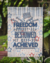 Load image into Gallery viewer, Freedom Must be Achieved Garden Flag - Outdoor Decorative Yard Flag BB5443GF