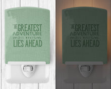 Load image into Gallery viewer, Greatest Adventure Lies Ahead Ceramic Night Light BB5452CNL