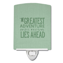 Load image into Gallery viewer, Greatest Adventure Lies Ahead Ceramic Night Light BB5452CNL