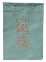 Load image into Gallery viewer, Run the Day Garden Flag - Outdoor Decorative Yard Flag BB5453GF