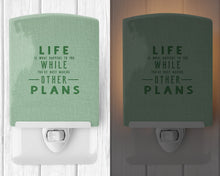 Load image into Gallery viewer, Life is What Happens Ceramic Night Light BB5455CNL