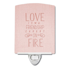 Load image into Gallery viewer, Love is a Friendship Ceramic Night Light BB5459CNL