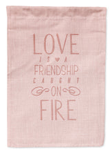 Load image into Gallery viewer, Love is a Friendship Garden Flag - Outdoor Decorative Yard Flag BB5459GF
