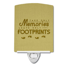 Load image into Gallery viewer, Take Memories Leave Footprints Ceramic Night Light BB5464CNL