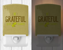 Load image into Gallery viewer, Be Grateful Give Thanks Ceramic Night Light BB5470CNL