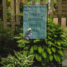 Load image into Gallery viewer, Education is Movement Teacher Garden Flag - Outdoor Decorative Yard Flag BB5472GF