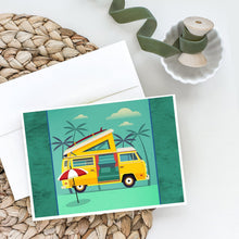 Load image into Gallery viewer, Greatest Adventure Camper Van Greeting Cards -  Blank Note Cards – 8-Pack of Artist-Designed Cards with Envelopes