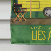 Load image into Gallery viewer, Greatest Adventure Retro Camper Flag Canvas House Size BB5478CHF