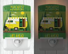 Load image into Gallery viewer, Greatest Adventure Retro Camper Ceramic Night Light BB5478CNL