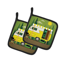 Load image into Gallery viewer, Greatest Adventure Retro Camper Pot Holders - Set of 2 - Heat-Resistant Kitchen Essentials BB5478PTHD