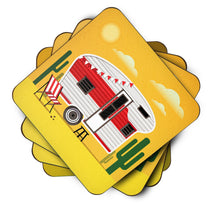 Load image into Gallery viewer, Greatest Adventure Retro Camper Desert Foam Coaster  BB5479FC