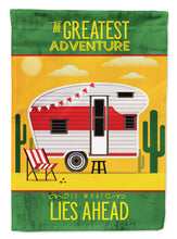 Load image into Gallery viewer, Greatest Adventure Retro Camper Desert Garden Flag - Outdoor Decorative Yard Flag BB5479GF