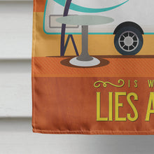 Load image into Gallery viewer, Greatest Adventure New Camper Flag Canvas House Size BB5480CHF