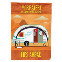 Load image into Gallery viewer, Greatest Adventure New Camper Flag Canvas House Size BB5480CHF